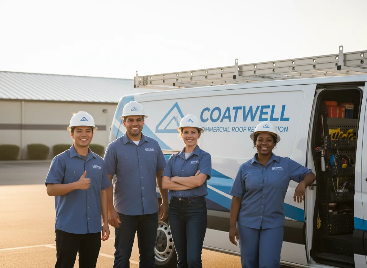 Commercial roof coating company in Santa Maria, TX